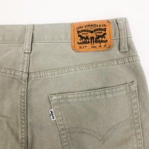 Levi’s 511 Slim Corduroy Straight Leg Jeans